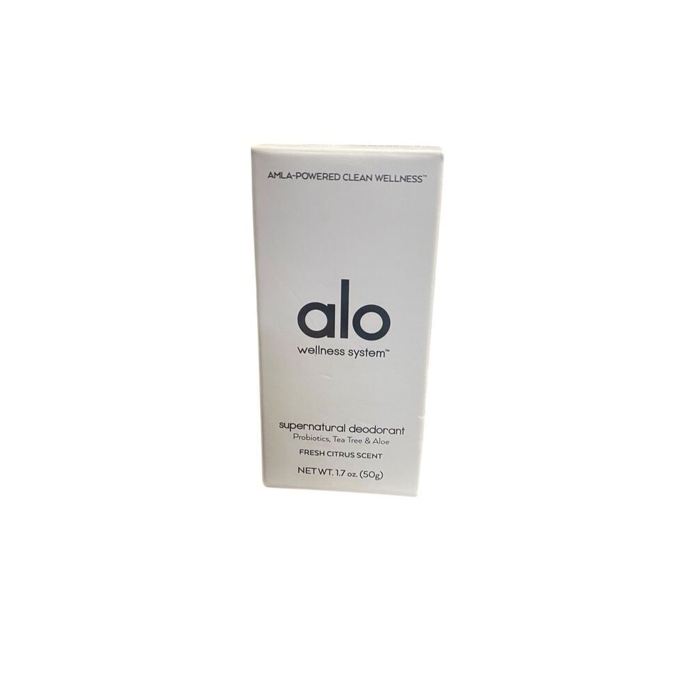ALO Wellness Supernatural Deodorant Fresh‎ Citrus 1.7 oz Vegan Aluminum-Free NEW